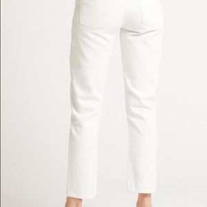 AGOLDE TONI JEANS IN RADIANT WHITE